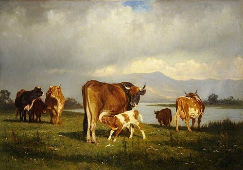 Cattle, 1865, Auguste Bonheur