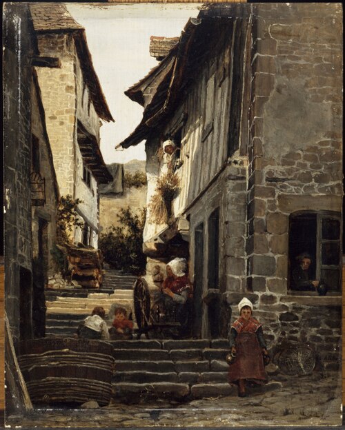 Une Ruelle, , Charles de La Berge