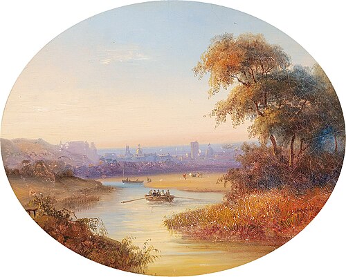 Veduta, 1874, Auguste Jugelet