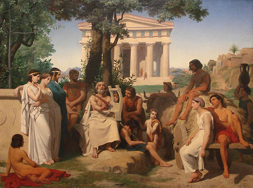 Homère, 1841, Auguste Leloir