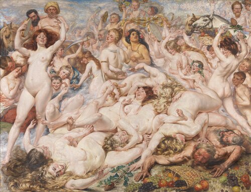 Return from the Vintage, 1903, Auguste Levêque