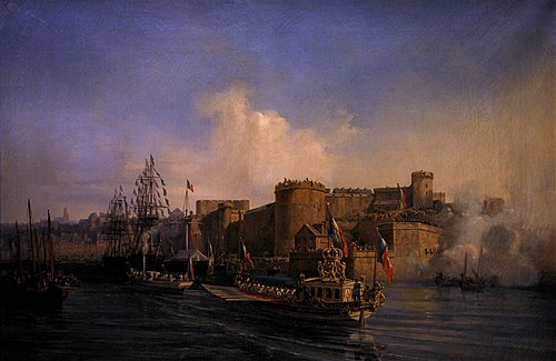 Visite de Napoléon III à Brest, 1859, Auguste Mayer