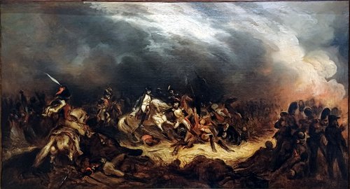 Napoleon in Waterloo (18 June 1815), 1815, Auguste Raffet