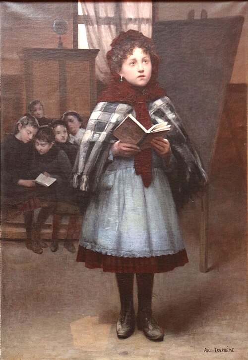 A l'école., 1892, Auguste Truphème