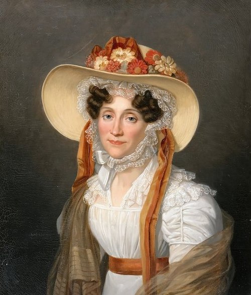 Portrait d'Adélaide d'Orléans, 1838, Auguste de Creuse