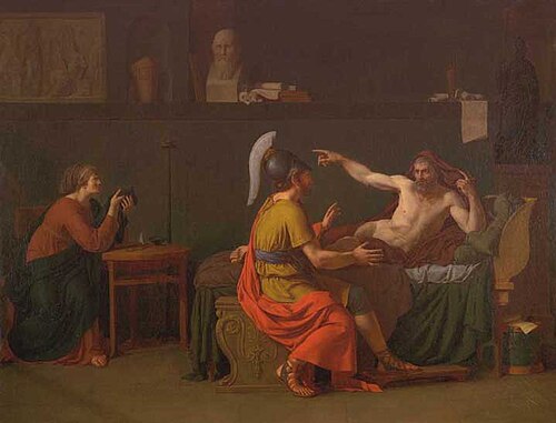Anaxagoras and Pericles, , Augustin-Louis Belle