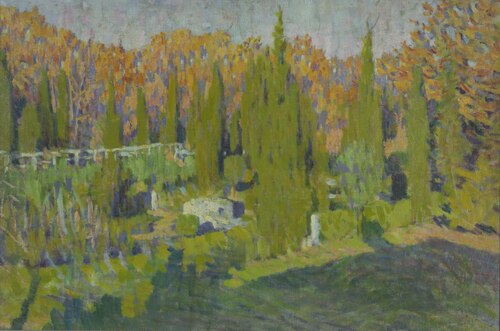 Paris Garden, 1890, Elmer Boyd Smith