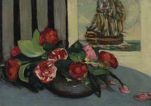 Still life with Camelias, , Louis Anquetin