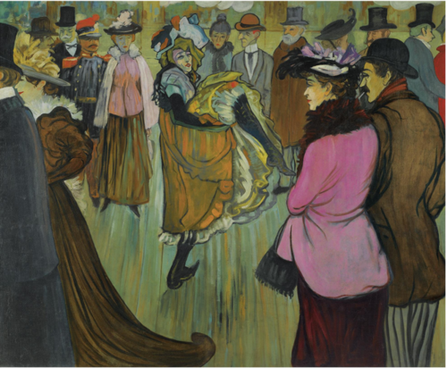AU MOULIN ROUGE, 1893, Louis Anquetin