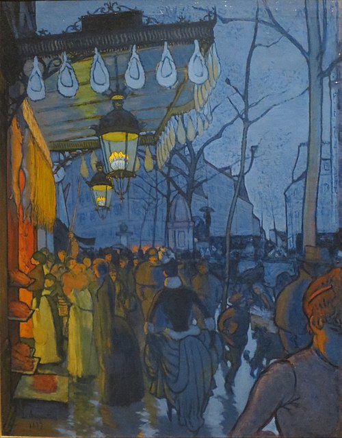 Avenue de Clichy, cinq heures du soir, 1887, Louis Anquetin