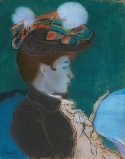 Femme lisant un journal, 1890, Louis Anquetin