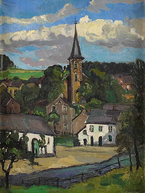 Village, 1932, Louis Anquetin