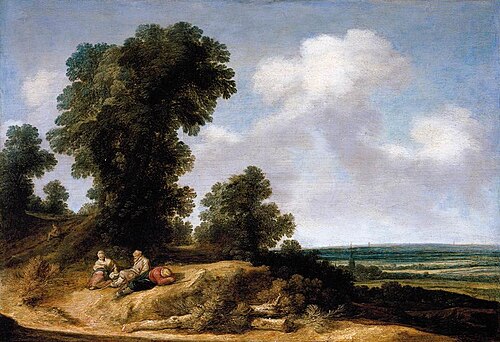 Dune Landscape., 1630, Pieter de Molyn