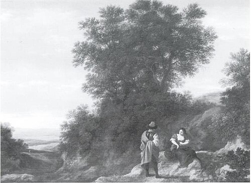 Landscape with a Couple, 1635, Pieter de Molyn