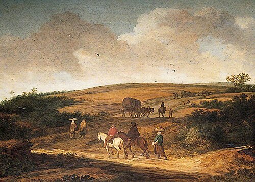 Landscape with Travelling Figures, , Pieter de Molyn