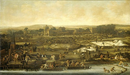 La Fabrication de la laine, 1651, Pieter de Molyn