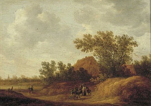 Farmhouse in the Dunes, 1625, Pieter de Molyn