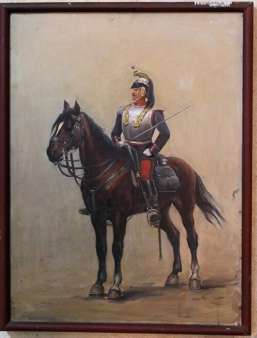 Cuirassier de la guerre de 1870, , Charles Merlette