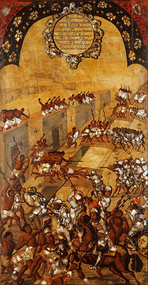 La Conquista de México. Tabla XX, , Miguel Gonzales