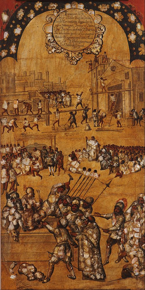 La Conquista de México. Tabla IV, , Miguel Gonzales