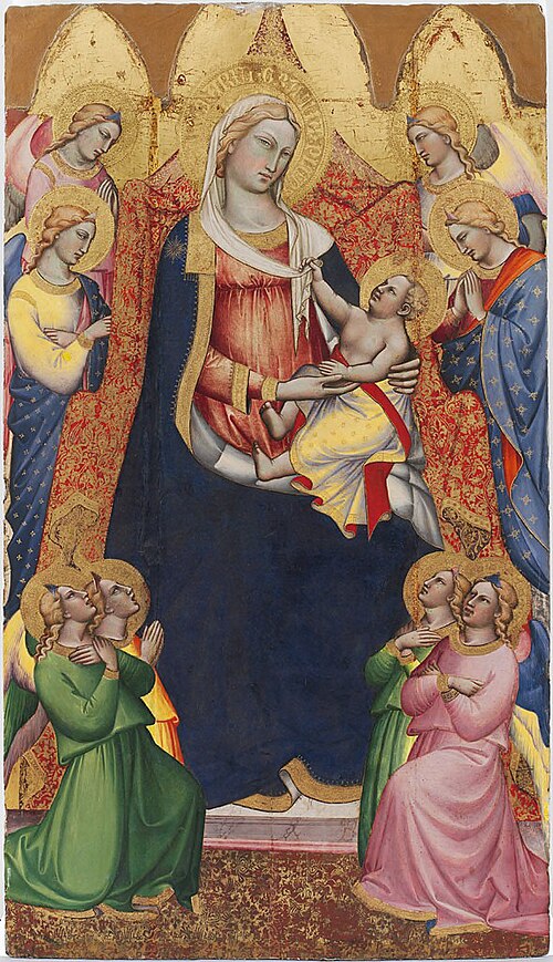 Virgin Enthroned with Angels, 1380, Spinello Aretino