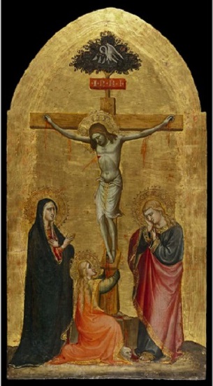 Christ Crucified, with the Virgin, the Magdalen, and Saint John, 1400, Spinello Aretino
