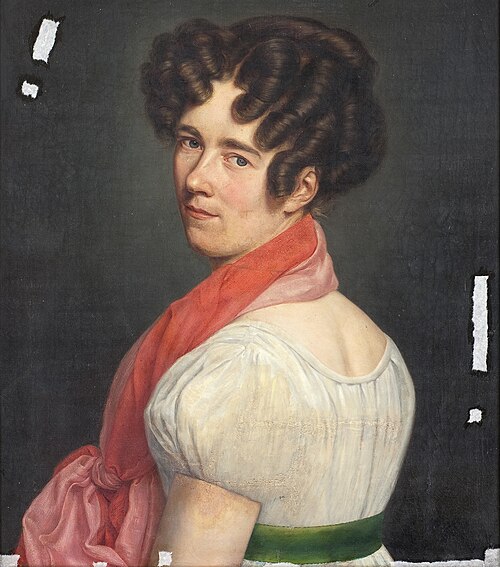 Portrait de la première femme de Matet, 1850, Charles Matet