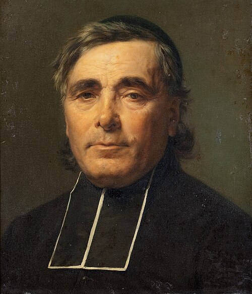 Portrait d'un prêtre, 1850, Charles Matet