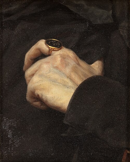 La main d'Alfred Bruyas, 1846, Charles Matet