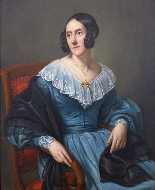 Portrait de femme, 1844, Charles Matet