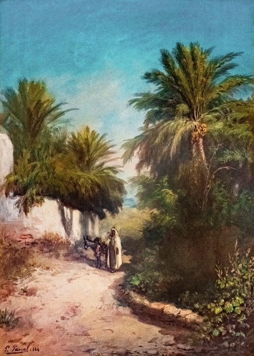 Paysage oriental, 1900, Paul Pascal