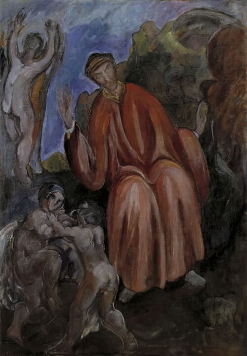 Dante. Prophets, Opus I, 1912, Jens Adolph Jerichau