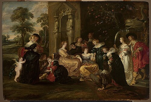 Garden of love, , Balthasar Beschey