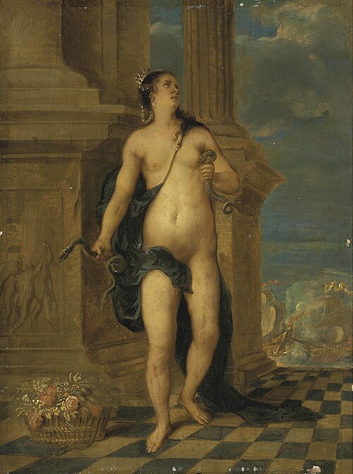 The Death of Cleopatra, 1750, Balthasar Beschey