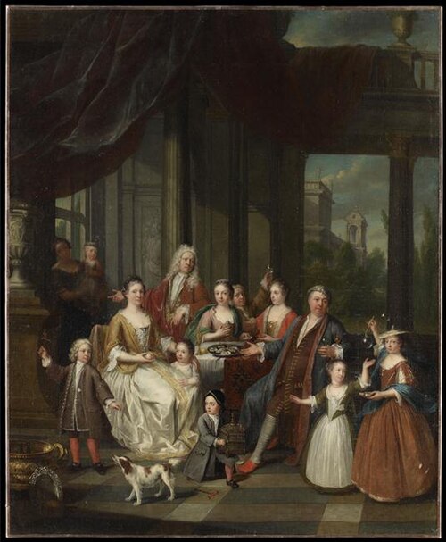 Portrait of a Family, 1731, Balthasar Beschey