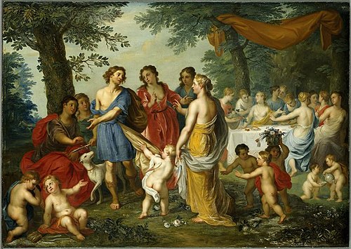 Venus und Adonis, 1750, Balthasar Beschey