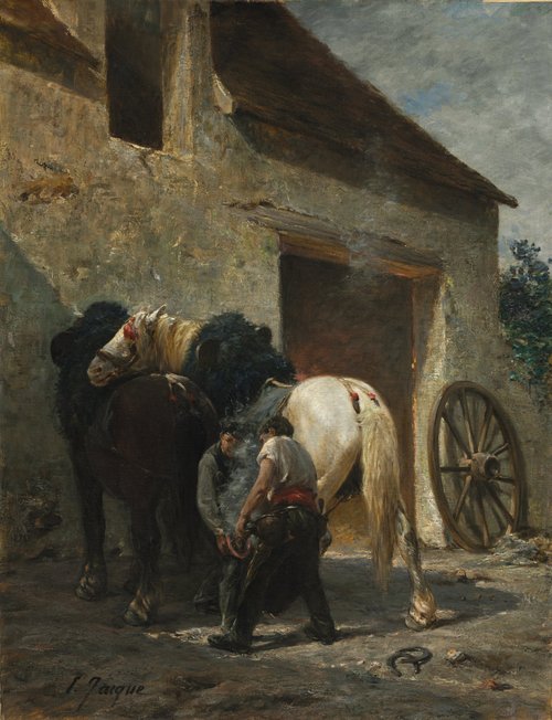 Forgerons, 1892, Émile Jacque