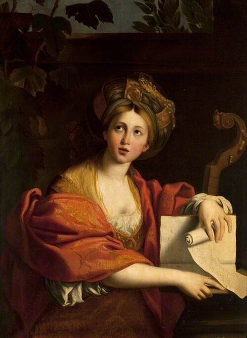 Cumaean Sibyl (after Domenichino), 1823, Anna Muschi