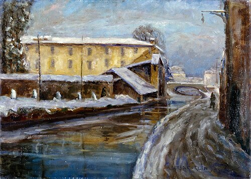 Canal, 1938, Mario Della Foglia