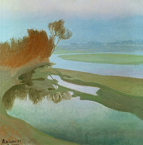 Le Rhône à Avignon, 1896, Charles-Marie Dulac
