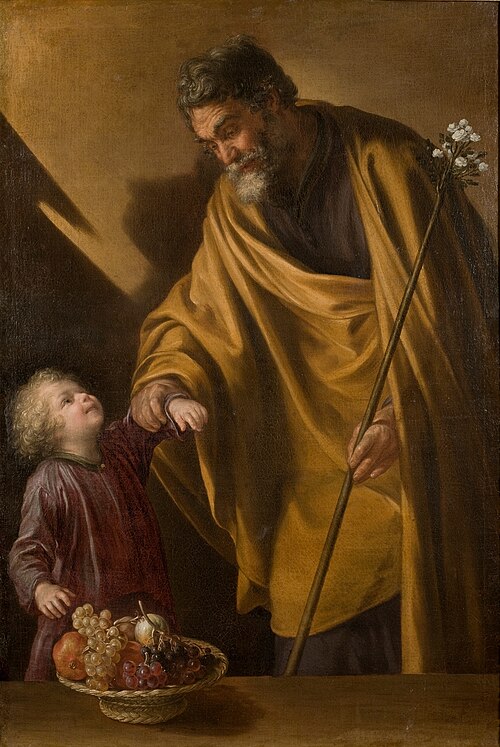 Saint Joseph with the Christ Child, 1650, Sebastián Martínez