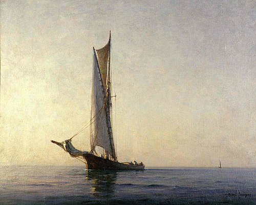 Tartane, Méditerranée, 1920, Georges Ricard-Cordingley