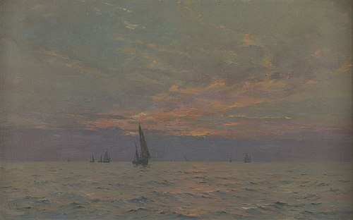 Deep Sea Fishing (evening), 1894, Georges Ricard-Cordingley
