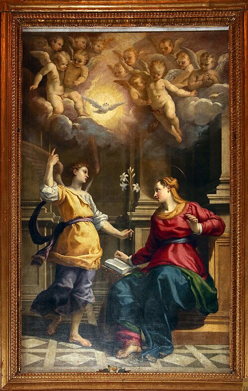 Annunciation, , Giuseppe Mazzuoli