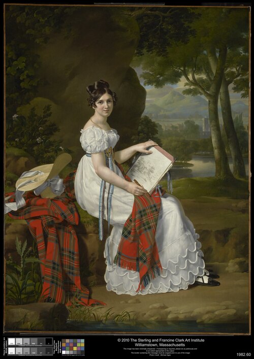 Woman Sketching in a Landscape, 1830, Barthélemy Vieillevoye