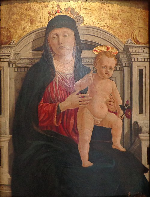 Madonna and child, 1447, Bartolomeo degli Erri