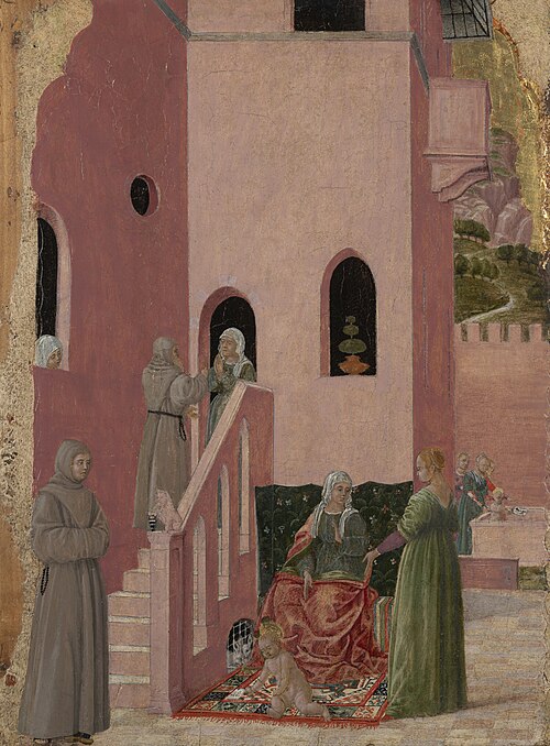 The Birth of Saint Thomas Aquina, 1470, Bartolomeo degli Erri