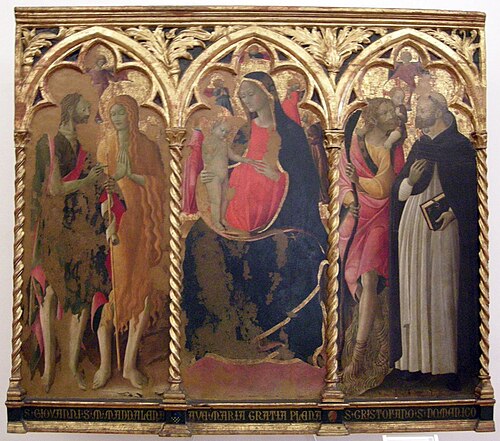 madonna col bambino e santi, , Bartolomeo di Tommaso da Folig