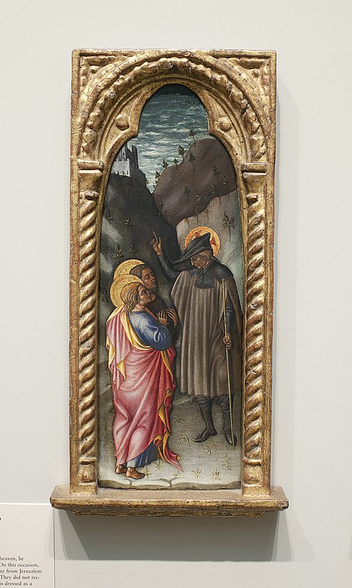 Way to Emmaus, 1440, Bartolomeo di Tommaso da Folig