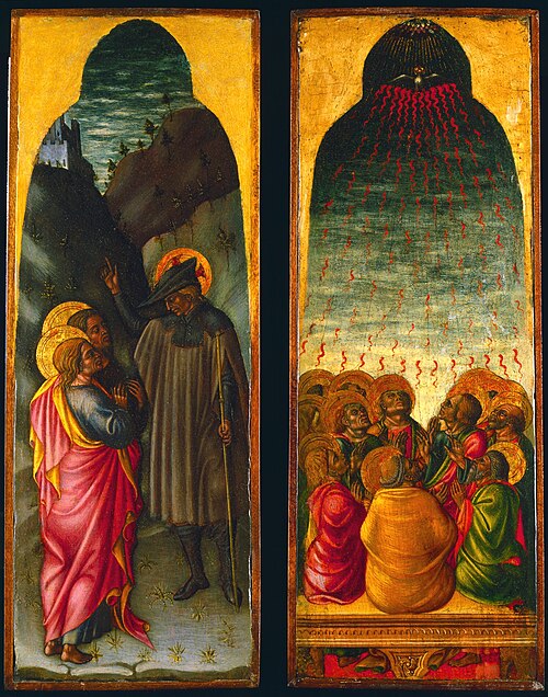 Pentecost, 1440, Bartolomeo di Tommaso da Folig